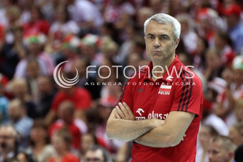  22.09.2013 GDANSK ERGO ARENA<br />SIATKOWKA MEZCZYZN<br />MISTRZOSTWA EUROPY W SIATKOWCE MEZCZYZN 2013 CEV VELUX<br />VOLLEYBALL EUROPEAN CHAMPIONSHIP MEN 2013 - FINAL ROUND <br />GRUPA B ( GROUP B )<br />POLSKA - SLOWACJA ( POLSKA - SLOWACJA )<br />N/Z ANDREA ANASTASI TRENER ( HEAD COACH ) SYLWETKA <br /> 