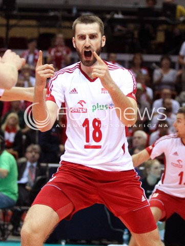  22.09.2013 GDANSK ERGO ARENA<br />SIATKOWKA MEZCZYZN<br />MISTRZOSTWA EUROPY W SIATKOWCE MEZCZYZN 2013 CEV VELUX<br />VOLLEYBALL EUROPEAN CHAMPIONSHIP MEN 2013 - FINAL ROUND <br />GRUPA B ( GROUP B )<br />POLSKA - SLOWACJA ( POLSKA - SLOWACJA )<br />N/Z MARCIN MOZDZONEK SYLWETKA RADOSC EMOCJE <br /> 