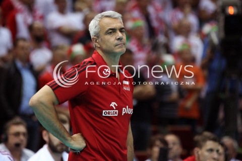  22.09.2013 GDANSK ERGO ARENA<br />SIATKOWKA MEZCZYZN<br />MISTRZOSTWA EUROPY W SIATKOWCE MEZCZYZN 2013 CEV VELUX<br />VOLLEYBALL EUROPEAN CHAMPIONSHIP MEN 2013 - FINAL ROUND <br />GRUPA B ( GROUP B )<br />POLSKA - SLOWACJA ( POLSKA - SLOWACJA )<br />N/Z ANDREA ANASTASI TRENER ( HEAD COACH ) SYLWETKA <br /> 