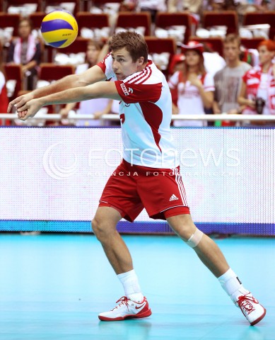  22.09.2013 GDANSK ERGO ARENA<br />SIATKOWKA MEZCZYZN<br />MISTRZOSTWA EUROPY W SIATKOWCE MEZCZYZN 2013 CEV VELUX<br />VOLLEYBALL EUROPEAN CHAMPIONSHIP MEN 2013 - FINAL ROUND <br />GRUPA B ( GROUP B )<br />POLSKA - SLOWACJA ( POLSKA - SLOWACJA )<br />N/Z MICHAL KUBIAK SYLWETKA <br /> 