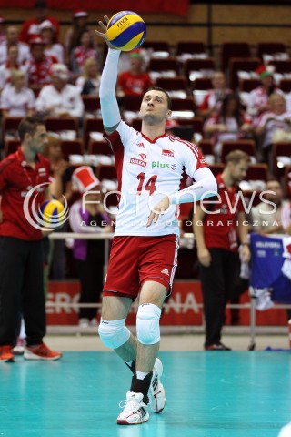  22.09.2013 GDANSK ERGO ARENA<br />SIATKOWKA MEZCZYZN<br />MISTRZOSTWA EUROPY W SIATKOWCE MEZCZYZN 2013 CEV VELUX<br />VOLLEYBALL EUROPEAN CHAMPIONSHIP MEN 2013 - FINAL ROUND <br />GRUPA B ( GROUP B )<br />POLSKA - SLOWACJA ( POLSKA - SLOWACJA )<br />N/Z MICHAL RUCIAK SYLWETKA <br /> 