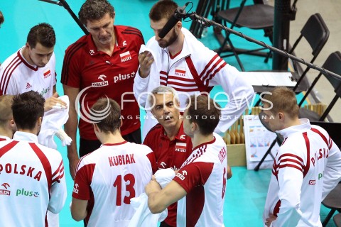  22.09.2013 GDANSK ERGO ARENA<br />SIATKOWKA MEZCZYZN<br />MISTRZOSTWA EUROPY W SIATKOWCE MEZCZYZN 2013 CEV VELUX<br />VOLLEYBALL EUROPEAN CHAMPIONSHIP MEN 2013 - FINAL ROUND <br />GRUPA B ( GROUP B )<br />POLSKA - SLOWACJA ( POLSKA - SLOWACJA )<br />N/Z ANDREA ANASTASI TRENER ( HEAD COACH ) <br /> 