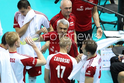  22.09.2013 GDANSK ERGO ARENA<br />SIATKOWKA MEZCZYZN<br />MISTRZOSTWA EUROPY W SIATKOWCE MEZCZYZN 2013 CEV VELUX<br />VOLLEYBALL EUROPEAN CHAMPIONSHIP MEN 2013 - FINAL ROUND <br />GRUPA B ( GROUP B )<br />POLSKA - SLOWACJA ( POLSKA - SLOWACJA )<br />N/Z ANDREA ANASTASI TRENER ( HEAD COACH ) <br /> 