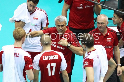  22.09.2013 GDANSK ERGO ARENA<br />SIATKOWKA MEZCZYZN<br />MISTRZOSTWA EUROPY W SIATKOWCE MEZCZYZN 2013 CEV VELUX<br />VOLLEYBALL EUROPEAN CHAMPIONSHIP MEN 2013 - FINAL ROUND <br />GRUPA B ( GROUP B )<br />POLSKA - SLOWACJA ( POLSKA - SLOWACJA )<br />N/Z ANDREA ANASTASI TRENER ( HEAD COACH ) <br /> 