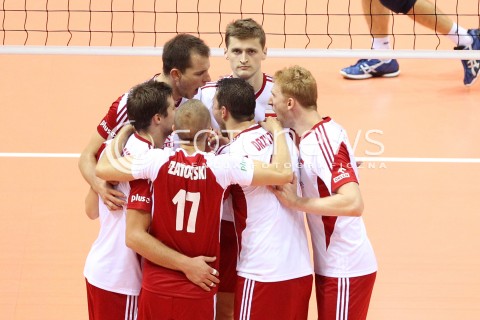  22.09.2013 GDANSK ERGO ARENA<br />SIATKOWKA MEZCZYZN<br />MISTRZOSTWA EUROPY W SIATKOWCE MEZCZYZN 2013 CEV VELUX<br />VOLLEYBALL EUROPEAN CHAMPIONSHIP MEN 2013 - FINAL ROUND <br />GRUPA B ( GROUP B )<br />POLSKA - SLOWACJA ( POLSKA - SLOWACJA )<br />N/Z PIOTR NOWAKOWSKI JAKUB JAROSZ RADOSC EMOCJE <br /> 