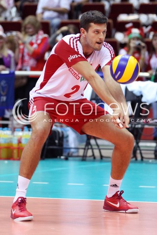  22.09.2013 GDANSK ERGO ARENA<br />SIATKOWKA MEZCZYZN<br />MISTRZOSTWA EUROPY W SIATKOWCE MEZCZYZN 2013 CEV VELUX<br />VOLLEYBALL EUROPEAN CHAMPIONSHIP MEN 2013 - FINAL ROUND <br />GRUPA B ( GROUP B )<br />POLSKA - SLOWACJA ( POLSKA - SLOWACJA )<br />N/Z MICHAL WINIARSKI SYLWETKA <br /> 
