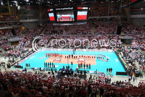  22.09.2013 GDANSK ERGO ARENA<br />SIATKOWKA MEZCZYZN<br />MISTRZOSTWA EUROPY W SIATKOWCE MEZCZYZN 2013 CEV VELUX<br />VOLLEYBALL EUROPEAN CHAMPIONSHIP MEN 2013 - FINAL ROUND <br />GRUPA B ( GROUP B )<br />POLSKA - SLOWACJA ( POLSKA - SLOWACJA )<br />N/Z HALA ERGO ARENA KIBICE VIEW WIDOK<br /> 