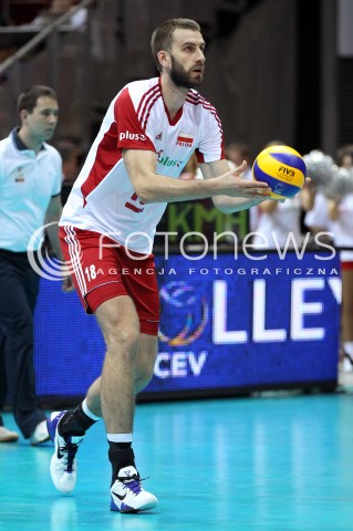  22.09.2013 GDANSK ERGO ARENA<br />SIATKOWKA MEZCZYZN<br />MISTRZOSTWA EUROPY W SIATKOWCE MEZCZYZN 2013 CEV VELUX<br />VOLLEYBALL EUROPEAN CHAMPIONSHIP MEN 2013 - FINAL ROUND <br />GRUPA B ( GROUP B )<br />POLSKA - SLOWACJA ( POLSKA - SLOWACJA )<br />N/Z MARCIN MOZDZONEK SYLWETKA <br /> 