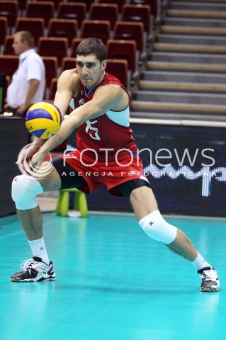  24.09.2013 GDANSK ERGO ARENA<br />SIATKOWKA MEZCZYZN<br />MISTRZOSTWA EUROPY W SIATKOWCE MEZCZYZN 2013 CEV VELUX<br />VOLLEYBALL EUROPEAN CHAMPIONSHIP MEN 2013 - FINAL ROUND <br />BARAZE O AWANS DO CWIERCFINALU<br />ROSJA - SLOWACJA ( RUSSIA - SLOVAKIA )<br />N/Z DMITRIY ILINYKH SYLWETKA <br /> 