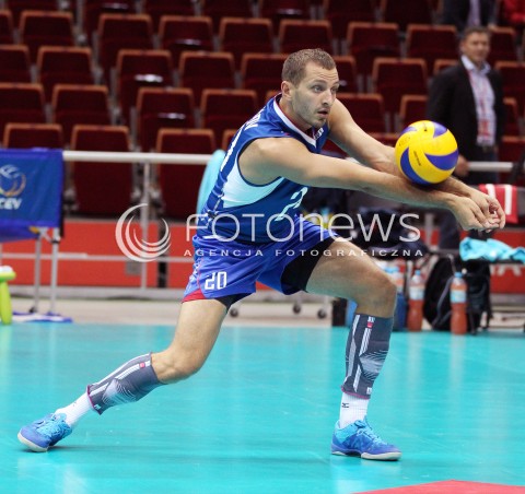  24.09.2013 GDANSK ERGO ARENA<br />SIATKOWKA MEZCZYZN<br />MISTRZOSTWA EUROPY W SIATKOWCE MEZCZYZN 2013 CEV VELUX<br />VOLLEYBALL EUROPEAN CHAMPIONSHIP MEN 2013 - FINAL ROUND <br />BARAZE O AWANS DO CWIERCFINALU<br />ROSJA - SLOWACJA ( RUSSIA - SLOVAKIA )<br />N/Z ARTEM ERMAKOV SYLWETKA <br /> 