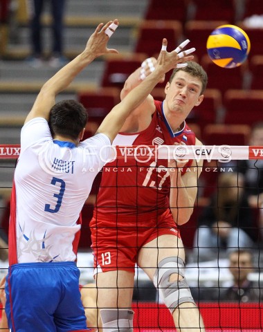  24.09.2013 GDANSK ERGO ARENA<br />SIATKOWKA MEZCZYZN<br />MISTRZOSTWA EUROPY W SIATKOWCE MEZCZYZN 2013 CEV VELUX<br />VOLLEYBALL EUROPEAN CHAMPIONSHIP MEN 2013 - FINAL ROUND <br />BARAZE O AWANS DO CWIERCFINALU<br />ROSJA - SLOWACJA ( RUSSIA - SLOVAKIA )<br />N/Z DMITRIY MUSERSKIY EMANUEL KOHUT <br /> 