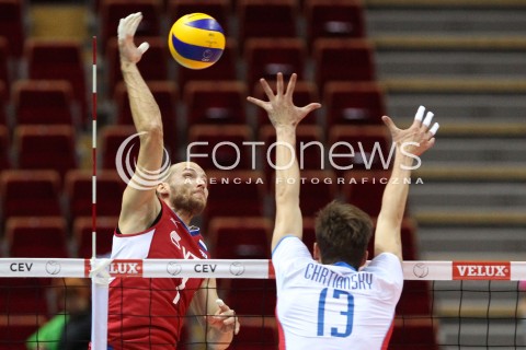  24.09.2013 GDANSK ERGO ARENA<br />SIATKOWKA MEZCZYZN<br />MISTRZOSTWA EUROPY W SIATKOWCE MEZCZYZN 2013 CEV VELUX<br />VOLLEYBALL EUROPEAN CHAMPIONSHIP MEN 2013 - FINAL ROUND <br />BARAZE O AWANS DO CWIERCFINALU<br />ROSJA - SLOWACJA ( RUSSIA - SLOVAKIA )<br />N/Z NIKOLAY PAVLOV STEFAN JUNIOR CHRTIANSKY <br /> 