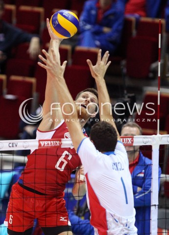  24.09.2013 GDANSK ERGO ARENA<br />SIATKOWKA MEZCZYZN<br />MISTRZOSTWA EUROPY W SIATKOWCE MEZCZYZN 2013 CEV VELUX<br />VOLLEYBALL EUROPEAN CHAMPIONSHIP MEN 2013 - FINAL ROUND <br />BARAZE O AWANS DO CWIERCFINALU<br />ROSJA - SLOWACJA ( RUSSIA - SLOVAKIA )<br />N/Z EVGENY SIVOZHELEZ MILAN BENCZ <br /> 