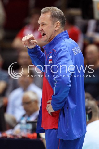  24.09.2013 GDANSK ERGO ARENA<br />SIATKOWKA MEZCZYZN<br />MISTRZOSTWA EUROPY W SIATKOWCE MEZCZYZN 2013 CEV VELUX<br />VOLLEYBALL EUROPEAN CHAMPIONSHIP MEN 2013 - FINAL ROUND <br />BARAZE O AWANS DO CWIERCFINALU<br />ROSJA - SLOWACJA ( RUSSIA - SLOVAKIA )<br />N/Z ANDREI VORONKOV HEAD COACH ( TRENER ) SYLWETKA <br /> 