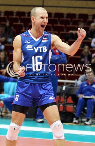  24.09.2013 GDANSK ERGO ARENA<br />SIATKOWKA MEZCZYZN<br />MISTRZOSTWA EUROPY W SIATKOWCE MEZCZYZN 2013 CEV VELUX<br />VOLLEYBALL EUROPEAN CHAMPIONSHIP MEN 2013 - FINAL ROUND <br />BARAZE O AWANS DO CWIERCFINALU<br />ROSJA - SLOWACJA ( RUSSIA - SLOVAKIA )<br />N/Z ALEXEY VERBOV RADOSC EMOCJE SYLWETKA <br /> 