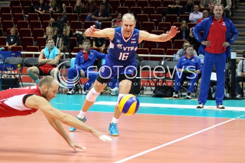  24.09.2013 GDANSK ERGO ARENA<br />SIATKOWKA MEZCZYZN<br />MISTRZOSTWA EUROPY W SIATKOWCE MEZCZYZN 2013 CEV VELUX<br />VOLLEYBALL EUROPEAN CHAMPIONSHIP MEN 2013 - FINAL ROUND <br />BARAZE O AWANS DO CWIERCFINALU<br />ROSJA - SLOWACJA ( RUSSIA - SLOVAKIA )<br />N/Z ALEXEY VERBOV NIKOLAY PAVLOV  <br /> 
