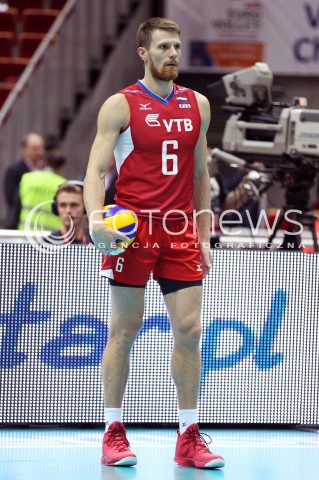  24.09.2013 GDANSK ERGO ARENA<br />SIATKOWKA MEZCZYZN<br />MISTRZOSTWA EUROPY W SIATKOWCE MEZCZYZN 2013 CEV VELUX<br />VOLLEYBALL EUROPEAN CHAMPIONSHIP MEN 2013 - FINAL ROUND <br />BARAZE O AWANS DO CWIERCFINALU<br />ROSJA - SLOWACJA ( RUSSIA - SLOVAKIA )<br />N/Z EVGENY SIVOZHELEZ SYLWETKA <br /> 