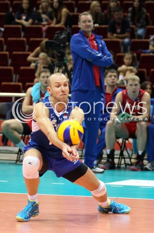  24.09.2013 GDANSK ERGO ARENA<br />SIATKOWKA MEZCZYZN<br />MISTRZOSTWA EUROPY W SIATKOWCE MEZCZYZN 2013 CEV VELUX<br />VOLLEYBALL EUROPEAN CHAMPIONSHIP MEN 2013 - FINAL ROUND <br />BARAZE O AWANS DO CWIERCFINALU<br />ROSJA - SLOWACJA ( RUSSIA - SLOVAKIA )<br />N/Z ALEXEY VERBOV DTR SYLWETKA <br /> 