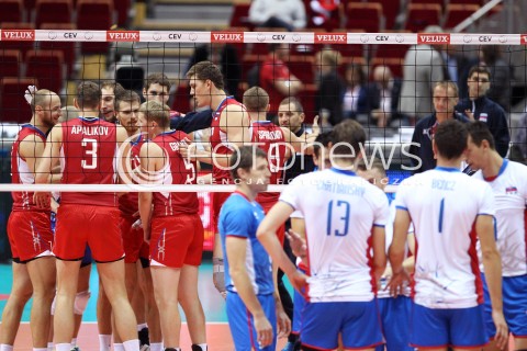  24.09.2013 GDANSK ERGO ARENA<br />SIATKOWKA MEZCZYZN<br />MISTRZOSTWA EUROPY W SIATKOWCE MEZCZYZN 2013 CEV VELUX<br />VOLLEYBALL EUROPEAN CHAMPIONSHIP MEN 2013 - FINAL ROUND <br />BARAZE O AWANS DO CWIERCFINALU<br />ROSJA - SLOWACJA ( RUSSIA - SLOVAKIA )<br />N/Z RADOSC ROSJA PRZEGRANA SMUTEK SLOWACJA<br /> 