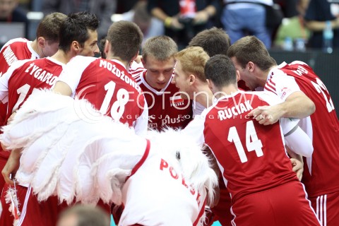  24.09.2013 GDANSK ERGO ARENA<br />SIATKOWKA MEZCZYZN<br />MISTRZOSTWA EUROPY W SIATKOWCE MEZCZYZN 2013 CEV VELUX<br />VOLLEYBALL EUROPEAN CHAMPIONSHIP MEN 2013 - FINAL ROUND <br />BARAZE O AWANS DO CWIERCFINALU<br />POLSKA - BULGARIA ( POLAND - BULGARIA )<br />N/Z ZESPOL REPREZENTACJA POLSKI LUKASZ WISNIEWSKI JAKUB JAROSZ MARCIN MOZDZONEK MICHAL RUCIAK GRZEGORZ BOCIEK LUKASZ ZYGADLO <br /> 