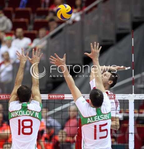  24.09.2013 GDANSK ERGO ARENA<br />SIATKOWKA MEZCZYZN<br />MISTRZOSTWA EUROPY W SIATKOWCE MEZCZYZN 2013 CEV VELUX<br />VOLLEYBALL EUROPEAN CHAMPIONSHIP MEN 2013 - FINAL ROUND <br />BARAZE O AWANS DO CWIERCFINALU<br />POLSKA - BULGARIA ( POLAND - BULGARIA )<br />N/Z MICHAL WINIARSKI NIKOLOV NIKOLAY TODOR ALEKSIEV <br /> 