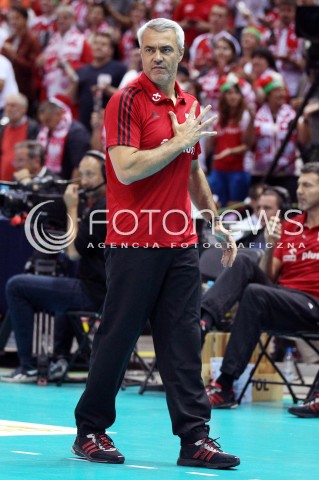  24.09.2013 GDANSK ERGO ARENA<br />SIATKOWKA MEZCZYZN<br />MISTRZOSTWA EUROPY W SIATKOWCE MEZCZYZN 2013 CEV VELUX<br />VOLLEYBALL EUROPEAN CHAMPIONSHIP MEN 2013 - FINAL ROUND <br />BARAZE O AWANS DO CWIERCFINALU<br />POLSKA - BULGARIA ( POLAND - BULGARIA )<br />N/Z ANDREA ANASTASI TRENER ( HEAD COACH ) SYLWETKA <br /> 