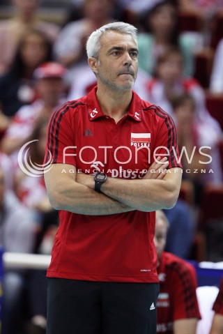  24.09.2013 GDANSK ERGO ARENA<br />SIATKOWKA MEZCZYZN<br />MISTRZOSTWA EUROPY W SIATKOWCE MEZCZYZN 2013 CEV VELUX<br />VOLLEYBALL EUROPEAN CHAMPIONSHIP MEN 2013 - FINAL ROUND <br />BARAZE O AWANS DO CWIERCFINALU<br />POLSKA - BULGARIA ( POLAND - BULGARIA )<br />N/Z ANDREA ANASTASI TRENER ( HEAD COACH ) SYLWETKA <br /> 