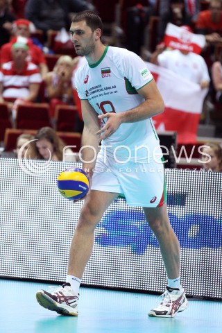  24.09.2013 GDANSK ERGO ARENA<br />SIATKOWKA MEZCZYZN<br />MISTRZOSTWA EUROPY W SIATKOWCE MEZCZYZN 2013 CEV VELUX<br />VOLLEYBALL EUROPEAN CHAMPIONSHIP MEN 2013 - FINAL ROUND <br />BARAZE O AWANS DO CWIERCFINALU<br />POLSKA - BULGARIA ( POLAND - BULGARIA )<br />N/Z TSVETAN SOKOLOV SYLWETKA <br /> 