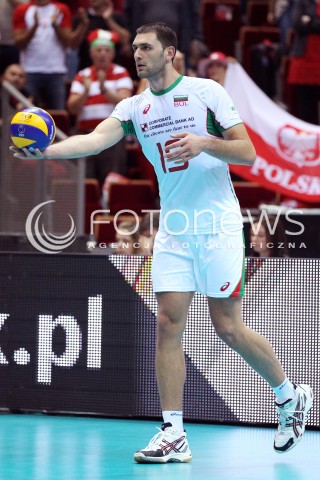  24.09.2013 GDANSK ERGO ARENA<br />SIATKOWKA MEZCZYZN<br />MISTRZOSTWA EUROPY W SIATKOWCE MEZCZYZN 2013 CEV VELUX<br />VOLLEYBALL EUROPEAN CHAMPIONSHIP MEN 2013 - FINAL ROUND <br />BARAZE O AWANS DO CWIERCFINALU<br />POLSKA - BULGARIA ( POLAND - BULGARIA )<br />N/Z TSVETAN SOKOLOV SYLWETKA <br /> 