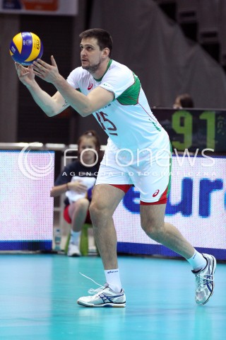  24.09.2013 GDANSK ERGO ARENA<br />SIATKOWKA MEZCZYZN<br />MISTRZOSTWA EUROPY W SIATKOWCE MEZCZYZN 2013 CEV VELUX<br />VOLLEYBALL EUROPEAN CHAMPIONSHIP MEN 2013 - FINAL ROUND <br />BARAZE O AWANS DO CWIERCFINALU<br />POLSKA - BULGARIA ( POLAND - BULGARIA )<br />N/Z TODOR ALEKSIEV SYLWETKA <br /> 