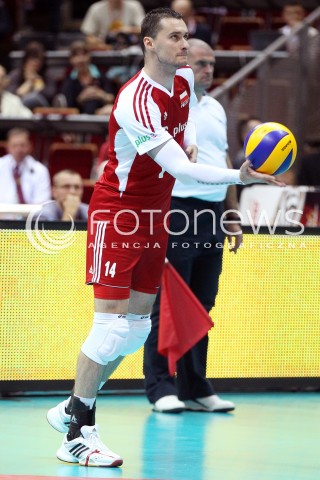 24.09.2013 GDANSK ERGO ARENA<br />SIATKOWKA MEZCZYZN<br />MISTRZOSTWA EUROPY W SIATKOWCE MEZCZYZN 2013 CEV VELUX<br />VOLLEYBALL EUROPEAN CHAMPIONSHIP MEN 2013 - FINAL ROUND <br />BARAZE O AWANS DO CWIERCFINALU<br />POLSKA - BULGARIA ( POLAND - BULGARIA )<br />N/Z MICHAL RUCIAK SYLWETKA <br /> 