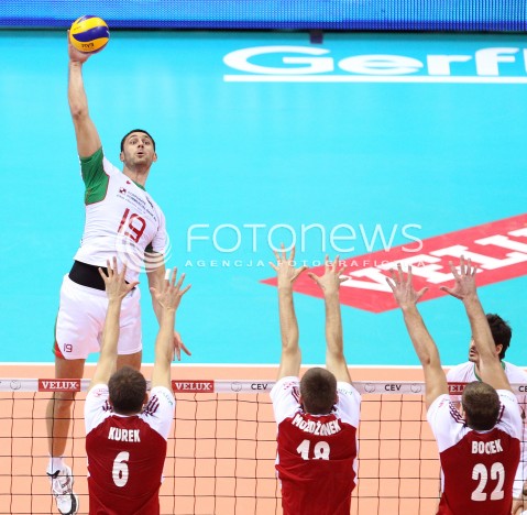  24.09.2013 GDANSK ERGO ARENA<br />SIATKOWKA MEZCZYZN<br />MISTRZOSTWA EUROPY W SIATKOWCE MEZCZYZN 2013 CEV VELUX<br />VOLLEYBALL EUROPEAN CHAMPIONSHIP MEN 2013 - FINAL ROUND <br />BARAZE O AWANS DO CWIERCFINALU<br />POLSKA - BULGARIA ( POLAND - BULGARIA )<br />N/Z TSVETAN SOKOLOV BARTOSZ KUREK MARCIN MOZDZONEK GRZEGORZ BOCIEK <br /> 