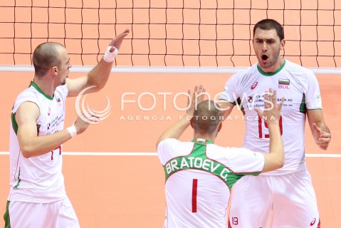  24.09.2013 GDANSK ERGO ARENA<br />SIATKOWKA MEZCZYZN<br />MISTRZOSTWA EUROPY W SIATKOWCE MEZCZYZN 2013 CEV VELUX<br />VOLLEYBALL EUROPEAN CHAMPIONSHIP MEN 2013 - FINAL ROUND <br />BARAZE O AWANS DO CWIERCFINALU<br />POLSKA - BULGARIA ( POLAND - BULGARIA )<br />N/Z TSVETAN SOKOLOV GEORGI BRATOEV TEODOR TODOROV RADOSC EMOCJE <br /> 