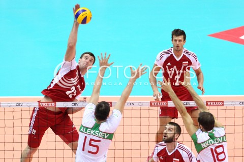  24.09.2013 GDANSK ERGO ARENA<br />SIATKOWKA MEZCZYZN<br />MISTRZOSTWA EUROPY W SIATKOWCE MEZCZYZN 2013 CEV VELUX<br />VOLLEYBALL EUROPEAN CHAMPIONSHIP MEN 2013 - FINAL ROUND <br />BARAZE O AWANS DO CWIERCFINALU<br />POLSKA - BULGARIA ( POLAND - BULGARIA )<br />N/Z GRZEGORZ BOCIEK MICHAL WINIARSKI TODOR ALEKSIEV VALENTIN BRATOEV MARCIN MOZDZONEK <br /> 