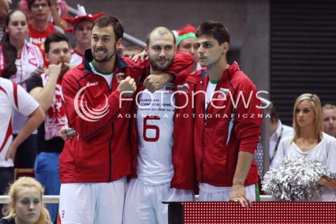  24.09.2013 GDANSK ERGO ARENA<br />SIATKOWKA MEZCZYZN<br />MISTRZOSTWA EUROPY W SIATKOWCE MEZCZYZN 2013 CEV VELUX<br />VOLLEYBALL EUROPEAN CHAMPIONSHIP MEN 2013 - FINAL ROUND <br />BARAZE O AWANS DO CWIERCFINALU<br />POLSKA - BULGARIA ( POLAND - BULGARIA )<br />N/Z DANAIL MILUSHEV RADOSC EMOCJE<br /> 