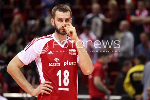  24.09.2013 GDANSK ERGO ARENA<br />SIATKOWKA MEZCZYZN<br />MISTRZOSTWA EUROPY W SIATKOWCE MEZCZYZN 2013 CEV VELUX<br />VOLLEYBALL EUROPEAN CHAMPIONSHIP MEN 2013 - FINAL ROUND <br />BARAZE O AWANS DO CWIERCFINALU<br />POLSKA - BULGARIA ( POLAND - BULGARIA )<br />N/Z MARCIN MOZDZONEK SMUTEK PRZEGRANA PORAZKA EMOCJE<br /> 
