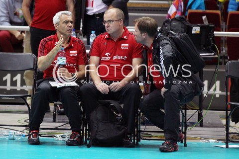  24.09.2013 GDANSK ERGO ARENA<br />SIATKOWKA MEZCZYZN<br />MISTRZOSTWA EUROPY W SIATKOWCE MEZCZYZN 2013 CEV VELUX<br />VOLLEYBALL EUROPEAN CHAMPIONSHIP MEN 2013 - FINAL ROUND <br />BARAZE O AWANS DO CWIERCFINALU<br />POLSKA - BULGARIA ( POLAND - BULGARIA )<br />N/Z ANDREA ANASTASI PO MECZU PRZEGRANYM<br /> 