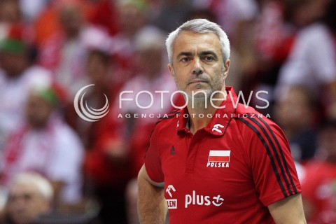  24.09.2013 GDANSK ERGO ARENA<br />SIATKOWKA MEZCZYZN<br />MISTRZOSTWA EUROPY W SIATKOWCE MEZCZYZN 2013 CEV VELUX<br />VOLLEYBALL EUROPEAN CHAMPIONSHIP MEN 2013 - FINAL ROUND <br />BARAZE O AWANS DO CWIERCFINALU<br />POLSKA - BULGARIA ( POLAND - BULGARIA )<br />N/Z ANDREA ANASTASI TRENER ( HEAD COACH ) SYLWETKA <br /> 
