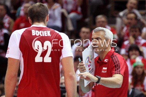  24.09.2013 GDANSK ERGO ARENA<br />SIATKOWKA MEZCZYZN<br />MISTRZOSTWA EUROPY W SIATKOWCE MEZCZYZN 2013 CEV VELUX<br />VOLLEYBALL EUROPEAN CHAMPIONSHIP MEN 2013 - FINAL ROUND <br />BARAZE O AWANS DO CWIERCFINALU<br />POLSKA - BULGARIA ( POLAND - BULGARIA )<br />N/Z GRZEGORZ BOCIEK ANDREA ANASTASI TRENER ( HEAD COACH ) <br /> 