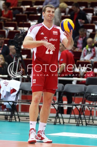 24.09.2013 GDANSK ERGO ARENA<br />SIATKOWKA MEZCZYZN<br />MISTRZOSTWA EUROPY W SIATKOWCE MEZCZYZN 2013 CEV VELUX<br />VOLLEYBALL EUROPEAN CHAMPIONSHIP MEN 2013 - FINAL ROUND <br />BARAZE O AWANS DO CWIERCFINALU<br />POLSKA - BULGARIA ( POLAND - BULGARIA )<br />N/Z GRZEGORZ BOCIEK SYLWETKA <br /> 