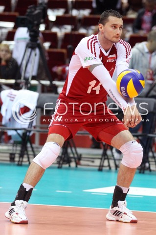  24.09.2013 GDANSK ERGO ARENA<br />SIATKOWKA MEZCZYZN<br />MISTRZOSTWA EUROPY W SIATKOWCE MEZCZYZN 2013 CEV VELUX<br />VOLLEYBALL EUROPEAN CHAMPIONSHIP MEN 2013 - FINAL ROUND <br />BARAZE O AWANS DO CWIERCFINALU<br />POLSKA - BULGARIA ( POLAND - BULGARIA )<br />N/Z MICHAL RUCIAK SYLWETKA <br /> 