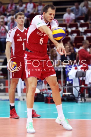  24.09.2013 GDANSK ERGO ARENA<br />SIATKOWKA MEZCZYZN<br />MISTRZOSTWA EUROPY W SIATKOWCE MEZCZYZN 2013 CEV VELUX<br />VOLLEYBALL EUROPEAN CHAMPIONSHIP MEN 2013 - FINAL ROUND <br />BARAZE O AWANS DO CWIERCFINALU<br />POLSKA - BULGARIA ( POLAND - BULGARIA )<br />N/Z BARTOSZ KUREK SYLWETKA <br /> 
