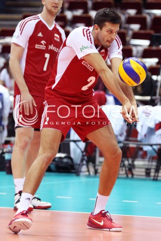  24.09.2013 GDANSK ERGO ARENA<br />SIATKOWKA MEZCZYZN<br />MISTRZOSTWA EUROPY W SIATKOWCE MEZCZYZN 2013 CEV VELUX<br />VOLLEYBALL EUROPEAN CHAMPIONSHIP MEN 2013 - FINAL ROUND <br />BARAZE O AWANS DO CWIERCFINALU<br />POLSKA - BULGARIA ( POLAND - BULGARIA )<br />N/Z MICHAL WINIARSKI SYLWETKA <br /> 