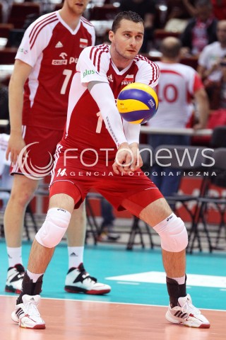  24.09.2013 GDANSK ERGO ARENA<br />SIATKOWKA MEZCZYZN<br />MISTRZOSTWA EUROPY W SIATKOWCE MEZCZYZN 2013 CEV VELUX<br />VOLLEYBALL EUROPEAN CHAMPIONSHIP MEN 2013 - FINAL ROUND <br />BARAZE O AWANS DO CWIERCFINALU<br />POLSKA - BULGARIA ( POLAND - BULGARIA )<br />N/Z MICHAL RUCIAK SYLWETKA <br /> 