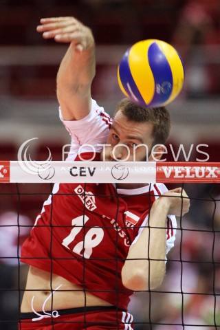  24.09.2013 GDANSK ERGO ARENA<br />SIATKOWKA MEZCZYZN<br />MISTRZOSTWA EUROPY W SIATKOWCE MEZCZYZN 2013 CEV VELUX<br />VOLLEYBALL EUROPEAN CHAMPIONSHIP MEN 2013 - FINAL ROUND <br />BARAZE O AWANS DO CWIERCFINALU<br />POLSKA - BULGARIA ( POLAND - BULGARIA )<br />N/Z MARCIN MOZDZONEK SYLWETKA <br /> 