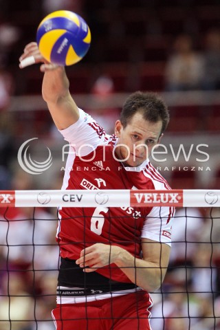  24.09.2013 GDANSK ERGO ARENA<br />SIATKOWKA MEZCZYZN<br />MISTRZOSTWA EUROPY W SIATKOWCE MEZCZYZN 2013 CEV VELUX<br />VOLLEYBALL EUROPEAN CHAMPIONSHIP MEN 2013 - FINAL ROUND <br />BARAZE O AWANS DO CWIERCFINALU<br />POLSKA - BULGARIA ( POLAND - BULGARIA )<br />N/Z BARTOSZ KUREK SYLWETKA <br /> 