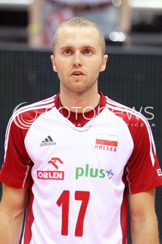  24.09.2013 GDANSK ERGO ARENA<br />SIATKOWKA MEZCZYZN<br />MISTRZOSTWA EUROPY W SIATKOWCE MEZCZYZN 2013 CEV VELUX<br />VOLLEYBALL EUROPEAN CHAMPIONSHIP MEN 2013 - FINAL ROUND <br />BARAZE O AWANS DO CWIERCFINALU<br />POLSKA - BULGARIA ( POLAND - BULGARIA )<br />N/Z PAWEL ZATORSKI  SYLWETKA GLOWKA PORTRET<br /> 