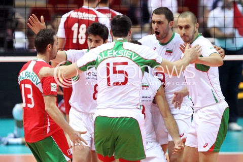  24.09.2013 GDANSK ERGO ARENA<br />SIATKOWKA MEZCZYZN<br />MISTRZOSTWA EUROPY W SIATKOWCE MEZCZYZN 2013 CEV VELUX<br />VOLLEYBALL EUROPEAN CHAMPIONSHIP MEN 2013 - FINAL ROUND <br />BARAZE O AWANS DO CWIERCFINALU<br />POLSKA - BULGARIA ( POLAND - BULGARIA )<br />N/Z TODOR ALEKSIEV TODOR SKRIMOV TSVETAN SOKOLOV GEORGI BRATOEV TEODOR SALPAROV RADOSC EMOCJE <br /> 