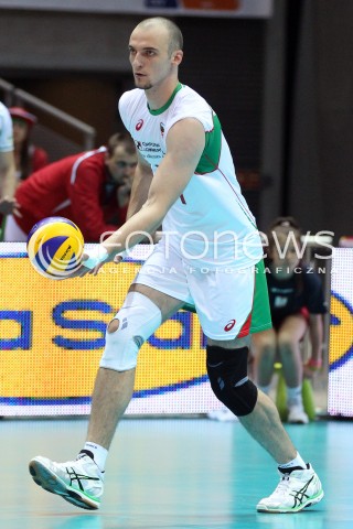  24.09.2013 GDANSK ERGO ARENA<br />SIATKOWKA MEZCZYZN<br />MISTRZOSTWA EUROPY W SIATKOWCE MEZCZYZN 2013 CEV VELUX<br />VOLLEYBALL EUROPEAN CHAMPIONSHIP MEN 2013 - FINAL ROUND <br />BARAZE O AWANS DO CWIERCFINALU<br />POLSKA - BULGARIA ( POLAND - BULGARIA )<br />N/Z GEORGI BRATOEV SYLWETKA <br /> 