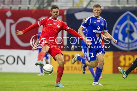 25.09.2013 LODZ PILKA NOZNA T-MOBILE EKSTRAKLASA SEZON 2013/2014 FOOTBALL POLISH EKSTRAKLASA SEASON WIDZEW LODZ - RUCH CHORZOW N/Z ALEN MELUNOVIC   